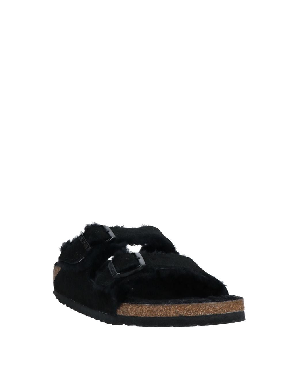 Birkenstock Black 'arizona' Shearling Mules for men