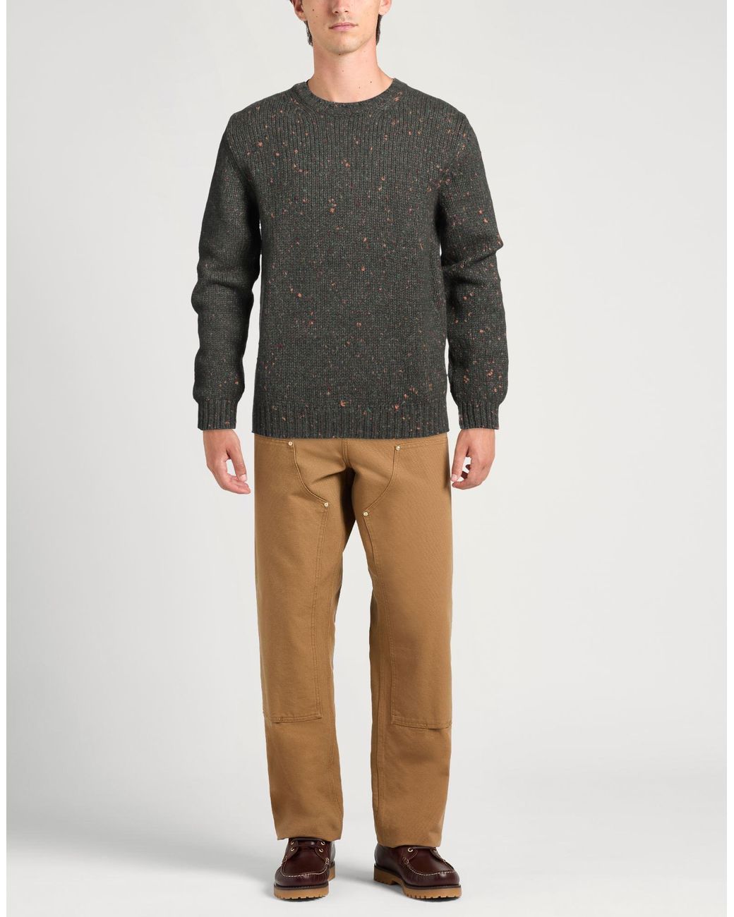 Fedeli Gray Sweater Virgin Wool, Cashmere, Nylon for men