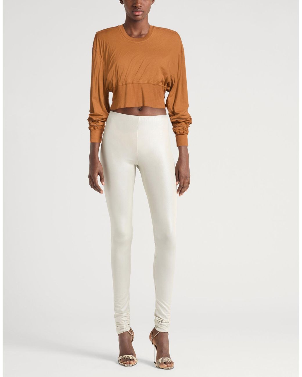Rick Owens White Sweatshirt