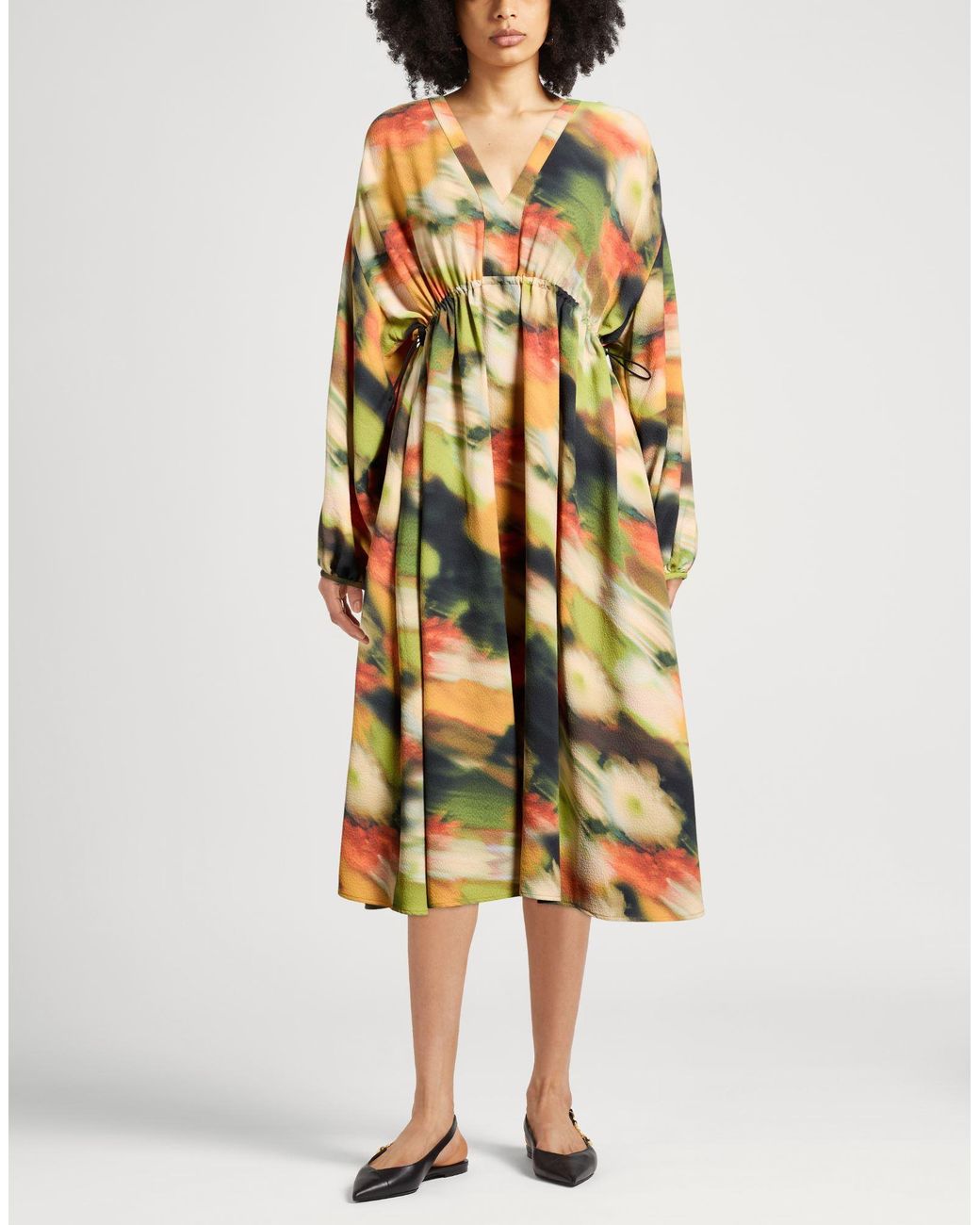 Stine Goya Yellow Midi Dress