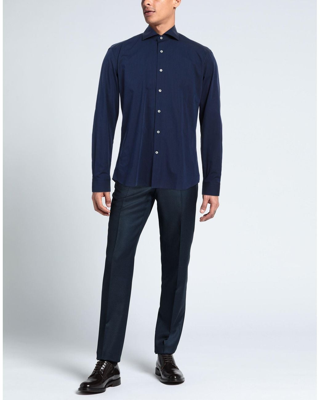 Roberto Cavalli Blue Shirt for men