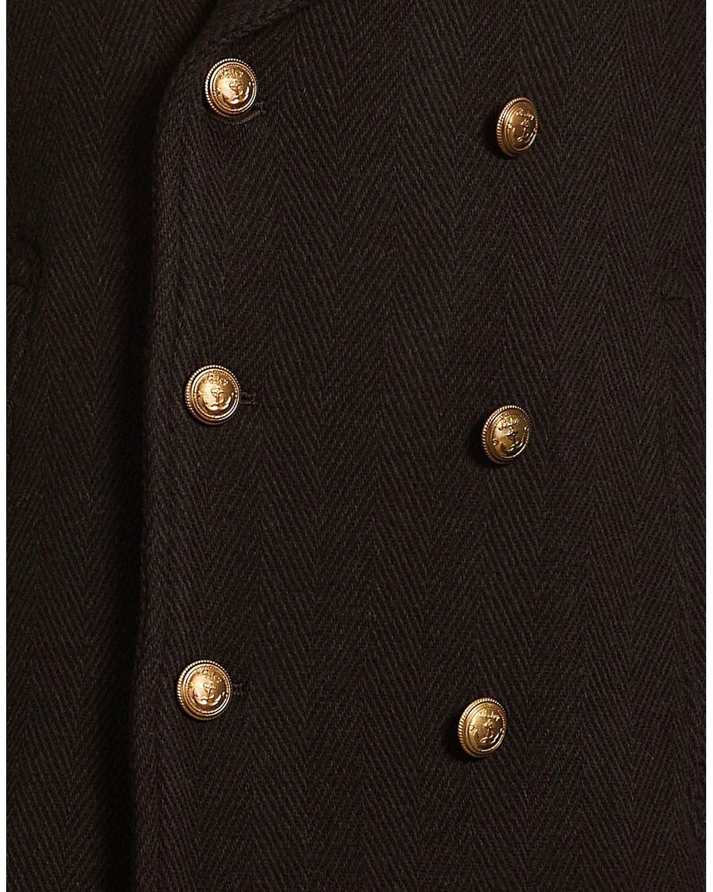 Sealup Black Coat Wool, Polyamide for men