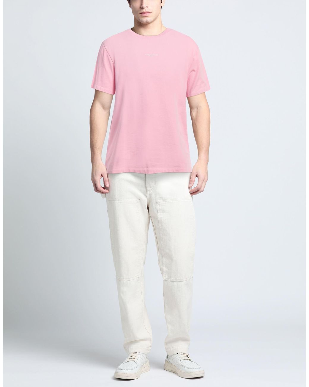 Maison Kitsuné Pink T-shirt for men