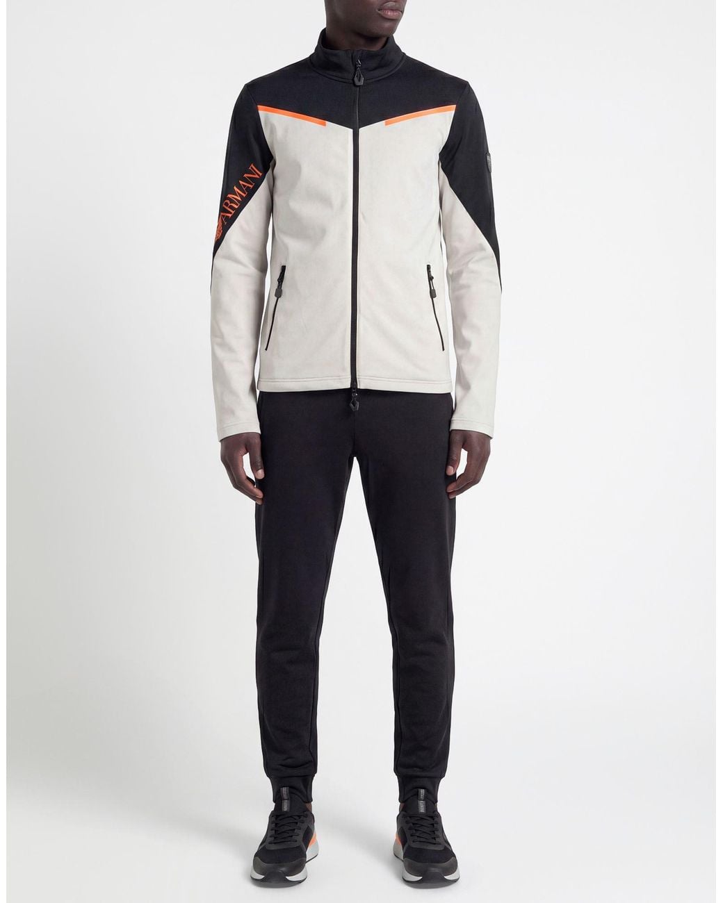 EA7 Black Sweatshirt for men