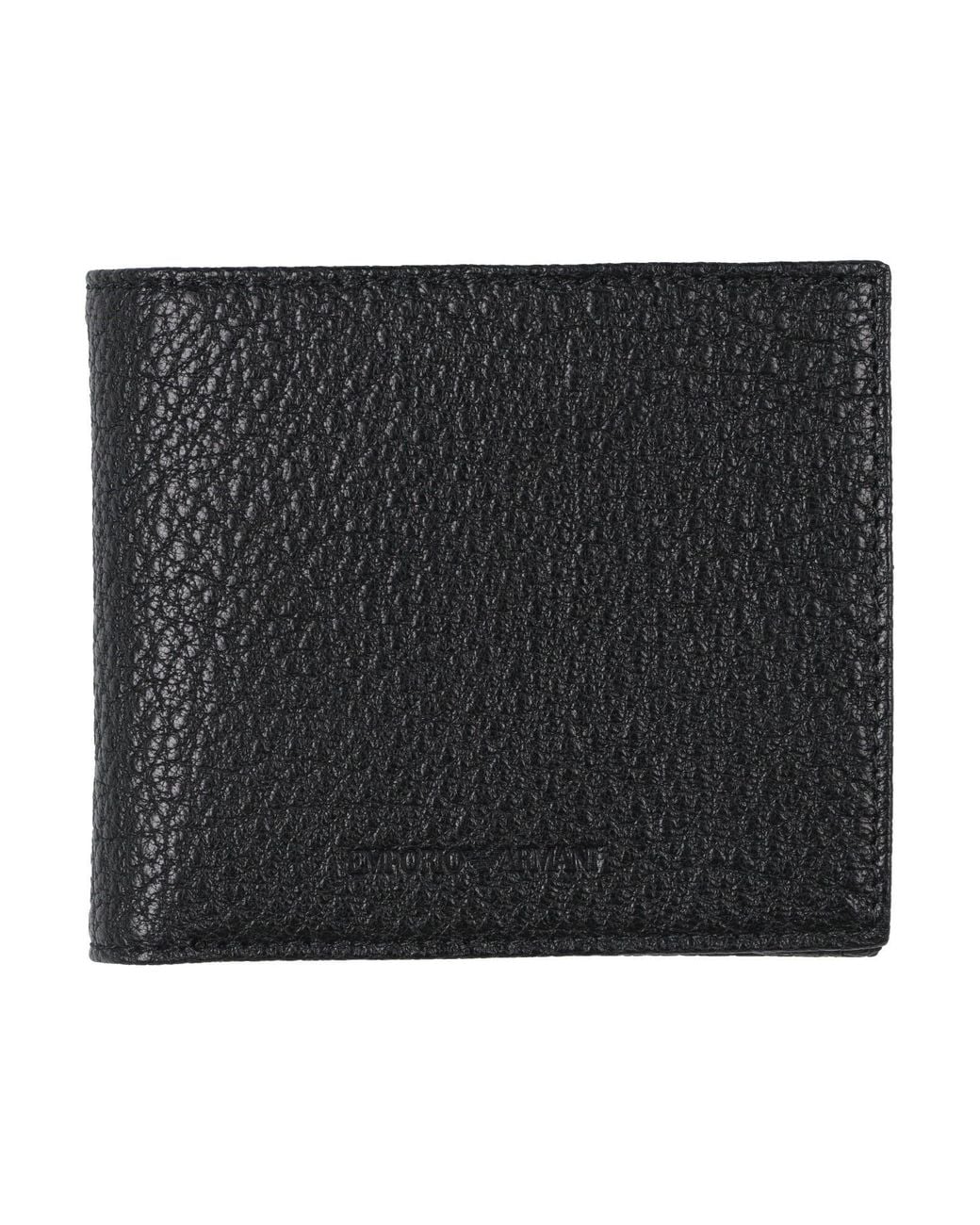 Emporio Armani Black Wallets for men