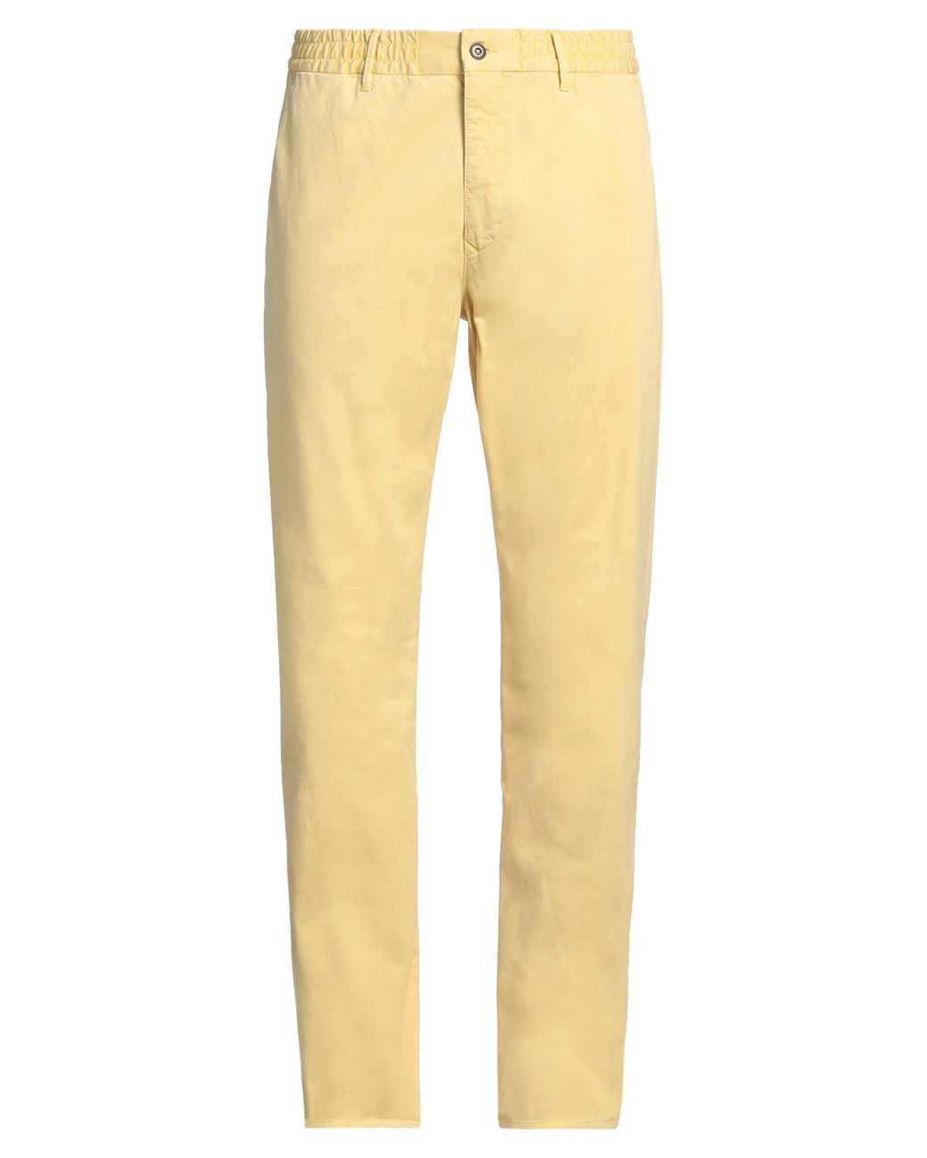 Incotex Yellow Trouser for men