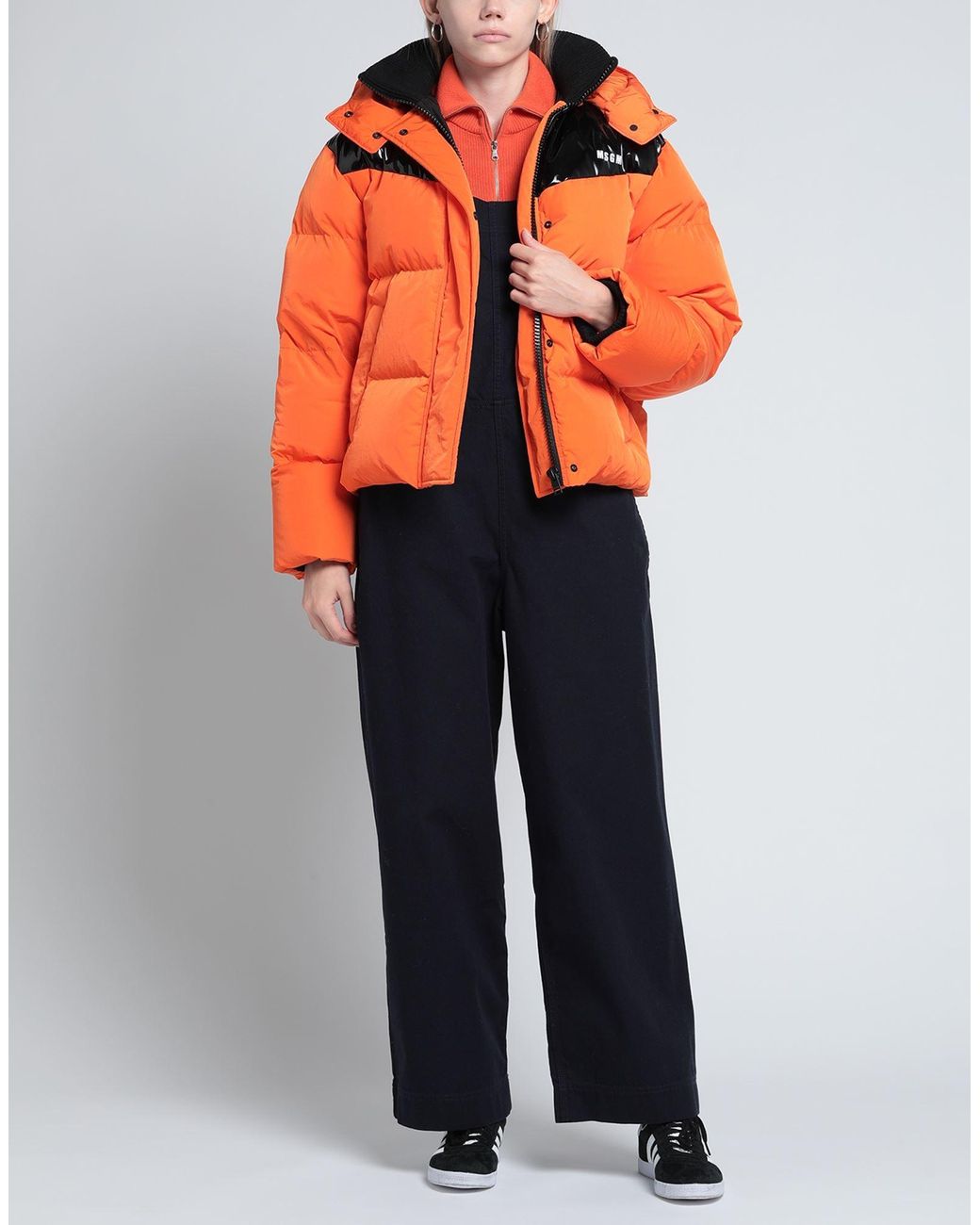 MSGM Orange Puffer