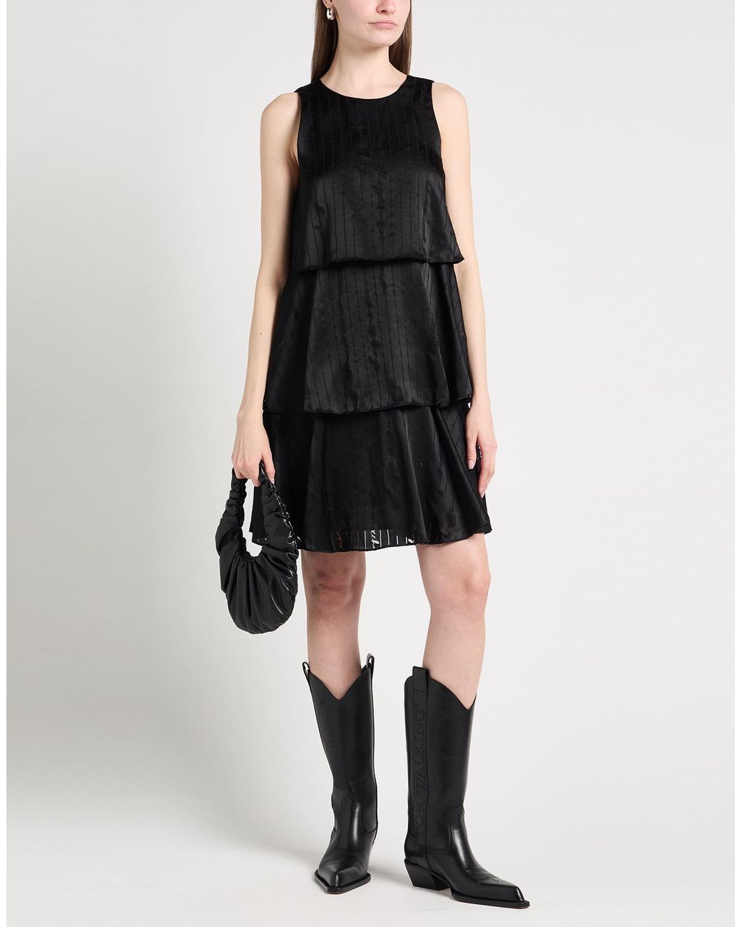 ARMANI EXCHANGE Black Mini Dress