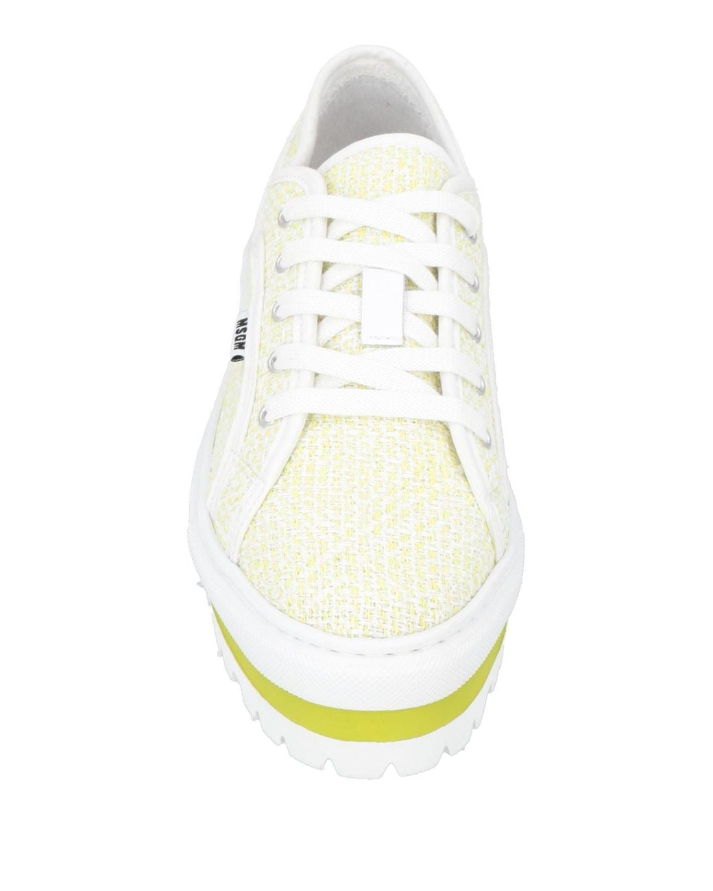 MSGM Yellow Trainers