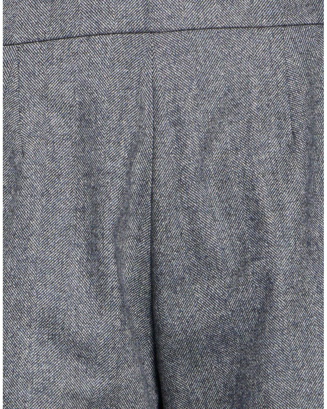 Moorer Gray Pants Virgin Wool, Cashmere, Elastane