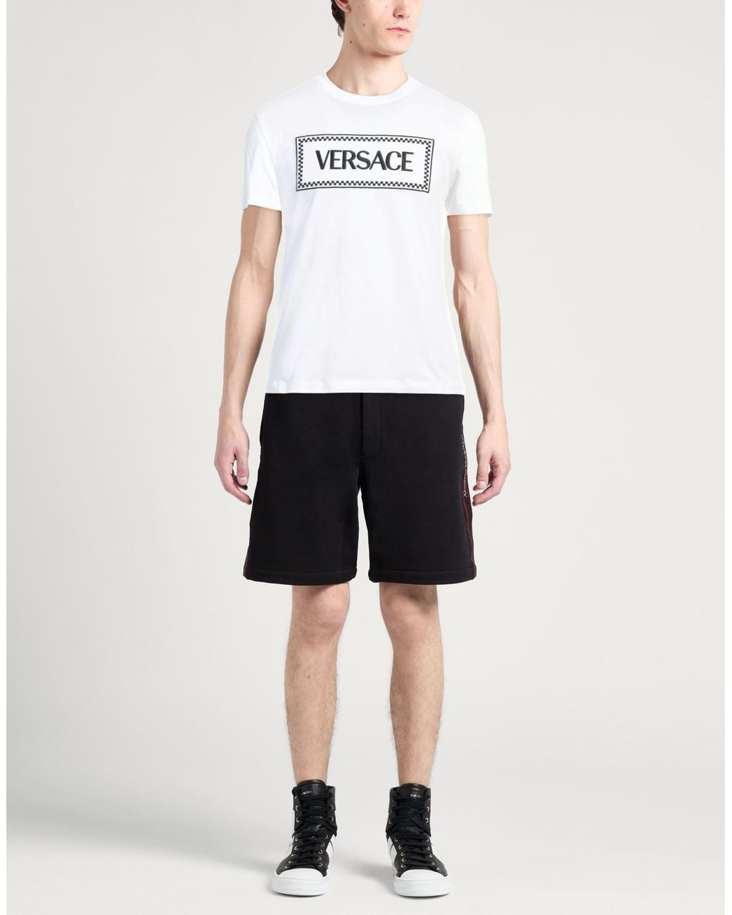 Camiseta Versace de hombre de color White