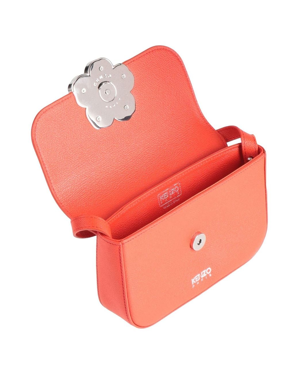 KENZO Red Cross-Body Bag Leather