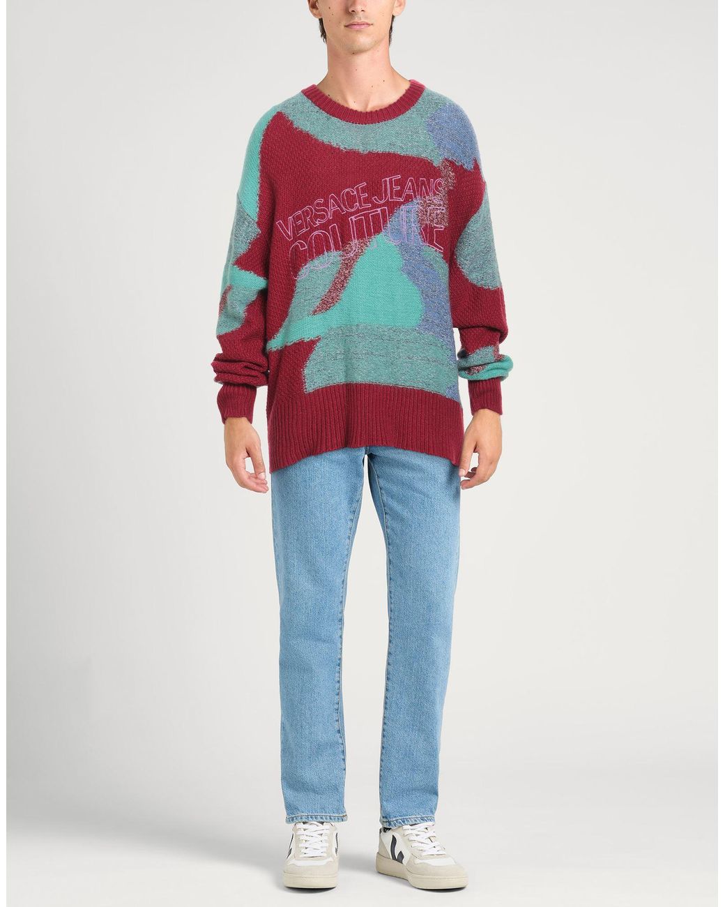 Pullover Versace Jeans Couture de hombre de color Red