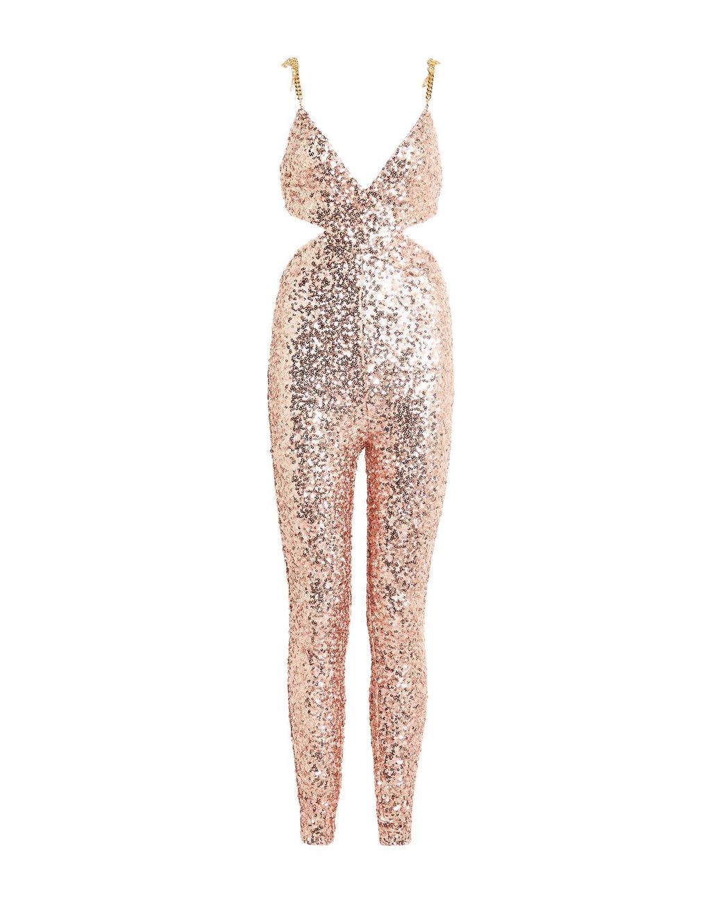 Elisabetta Franchi Pink Jumpsuit Polyester, Elastane