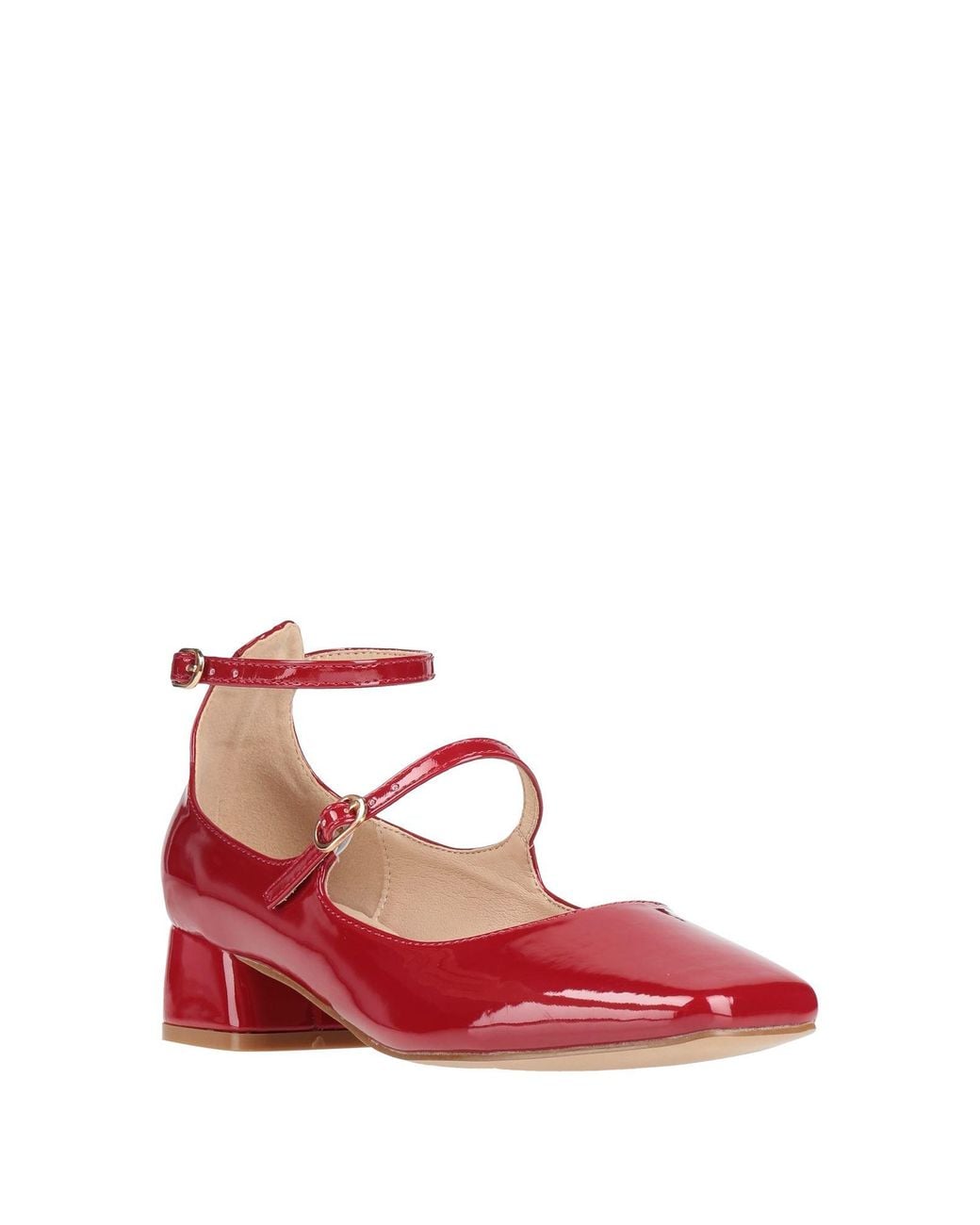 Twenty Four Haitch Red Pumps Textile Fibers