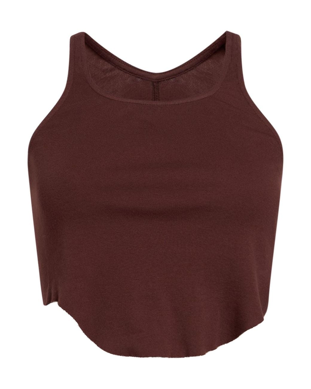 Rick Owens Red Burgundy Top Cotton