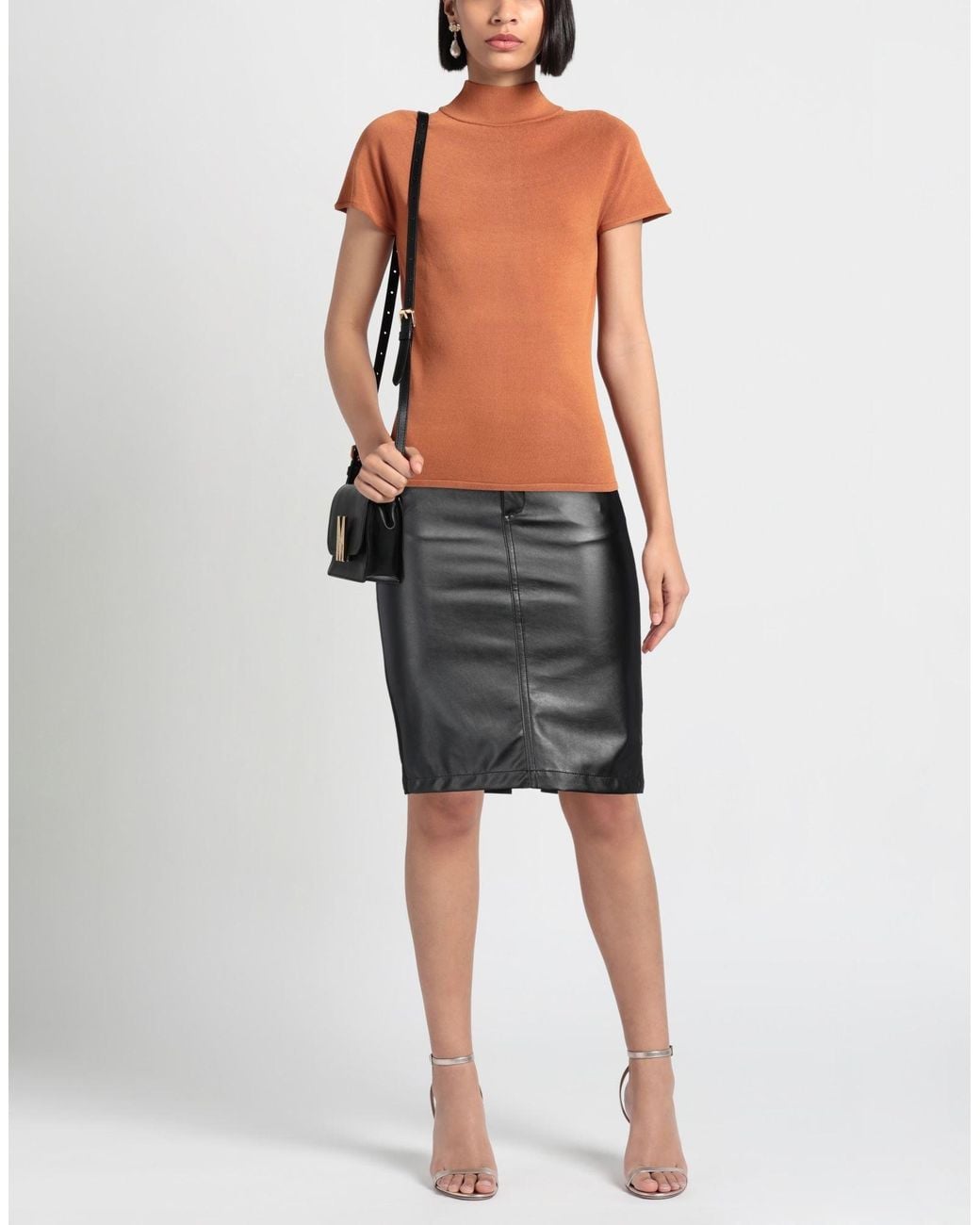 Liu Jo Black Midi Skirt