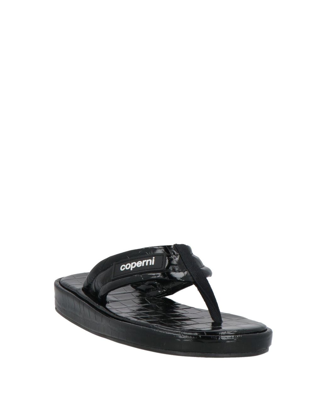 Coperni Black Thong Sandal