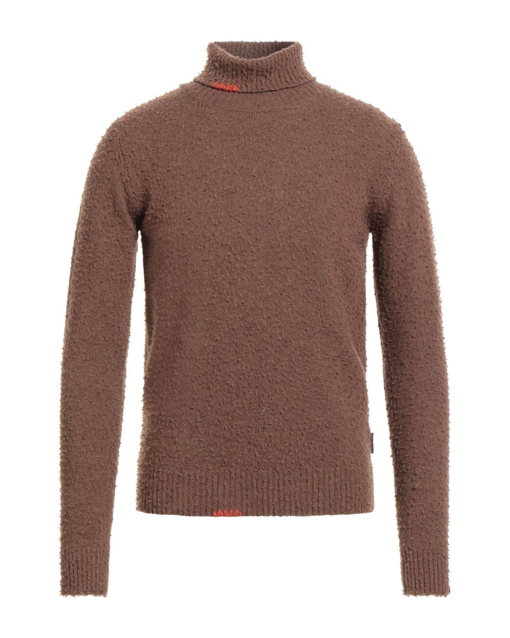 Bob Brown Khaki Turtleneck Wool for men
