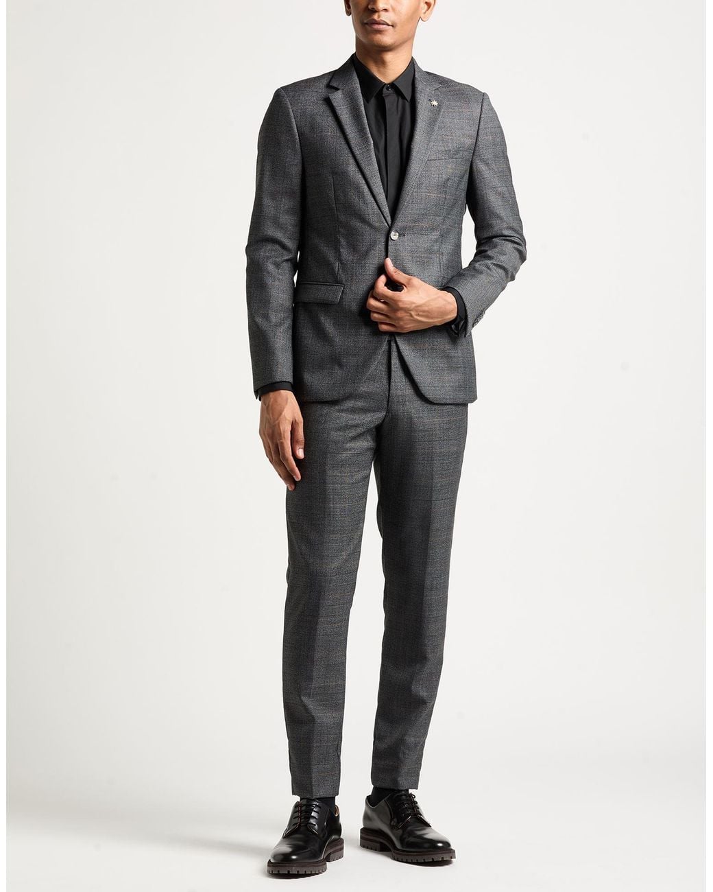 Manuel Ritz Black Suits for men