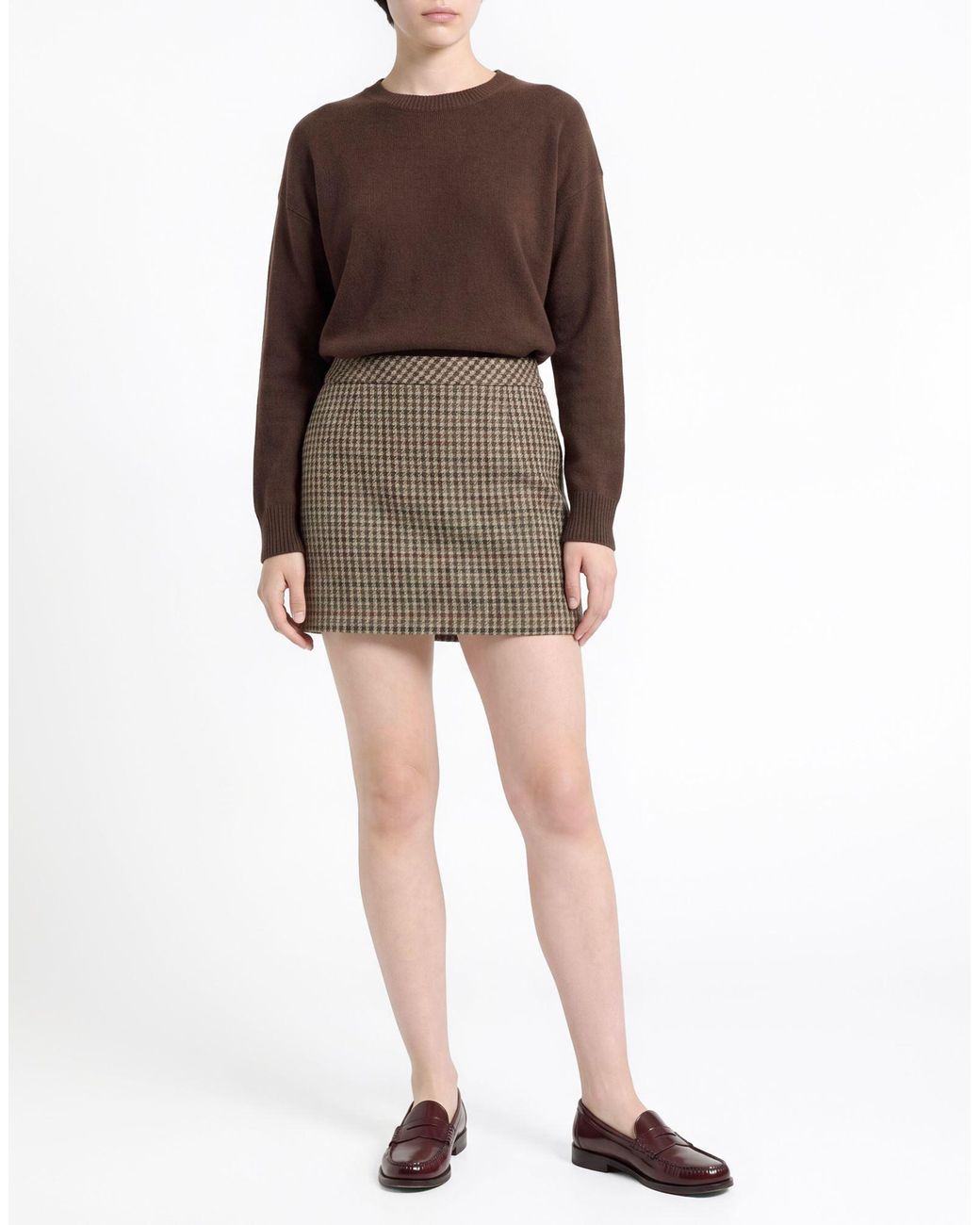 Mini-Jupe Jucca en coloris Brown