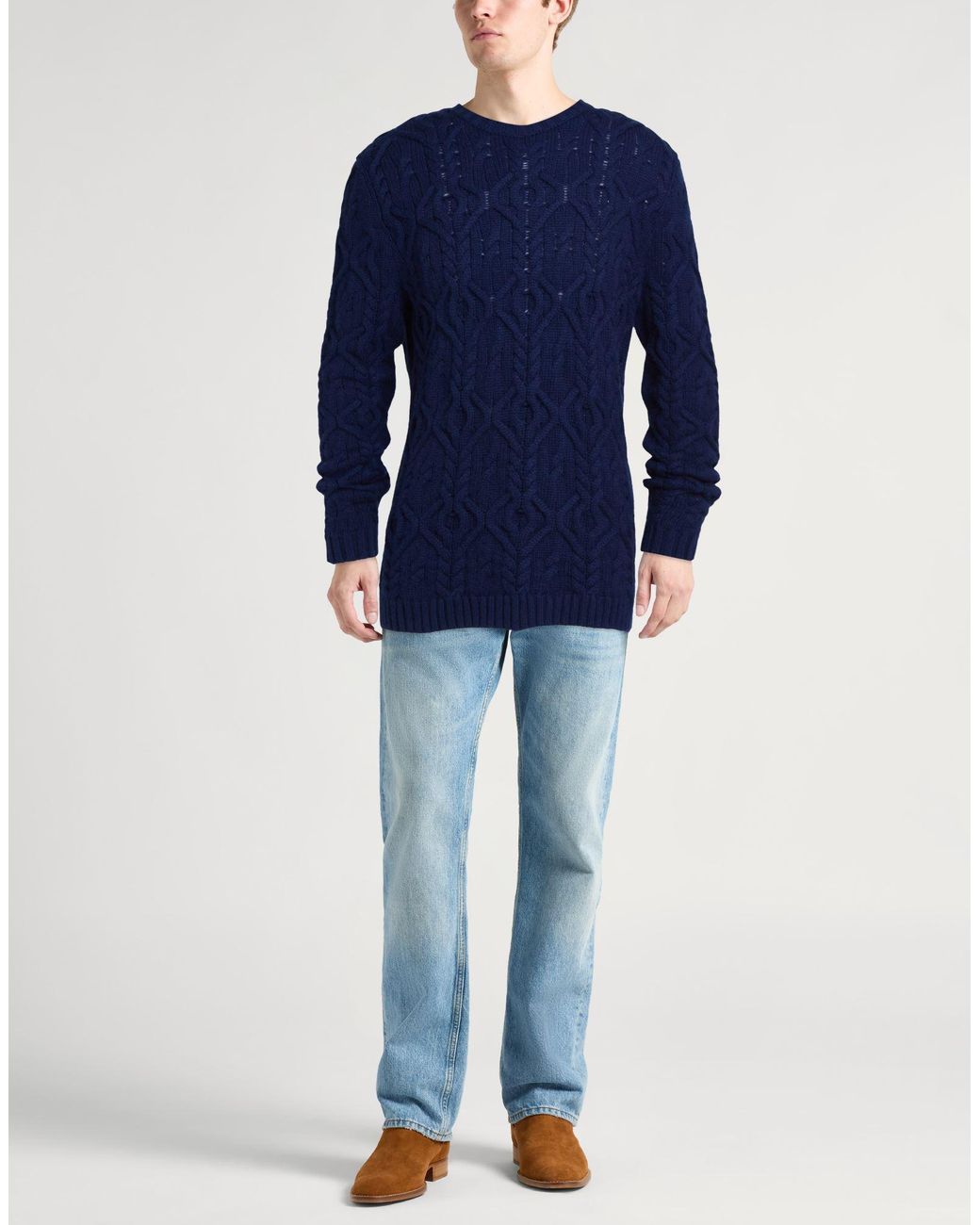 Malo Blue Jumper for men