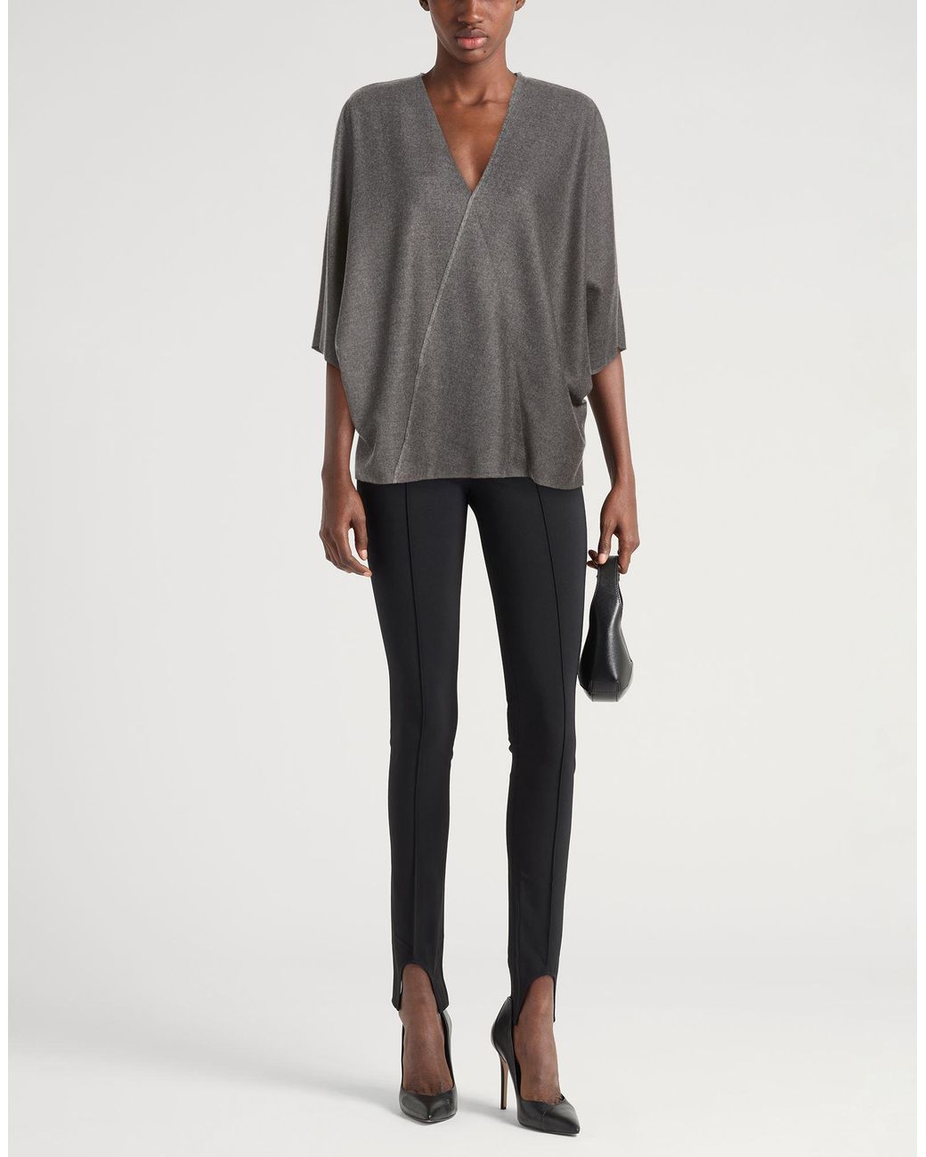 MM6 by Maison Margiela Gray Top Virgin Wool