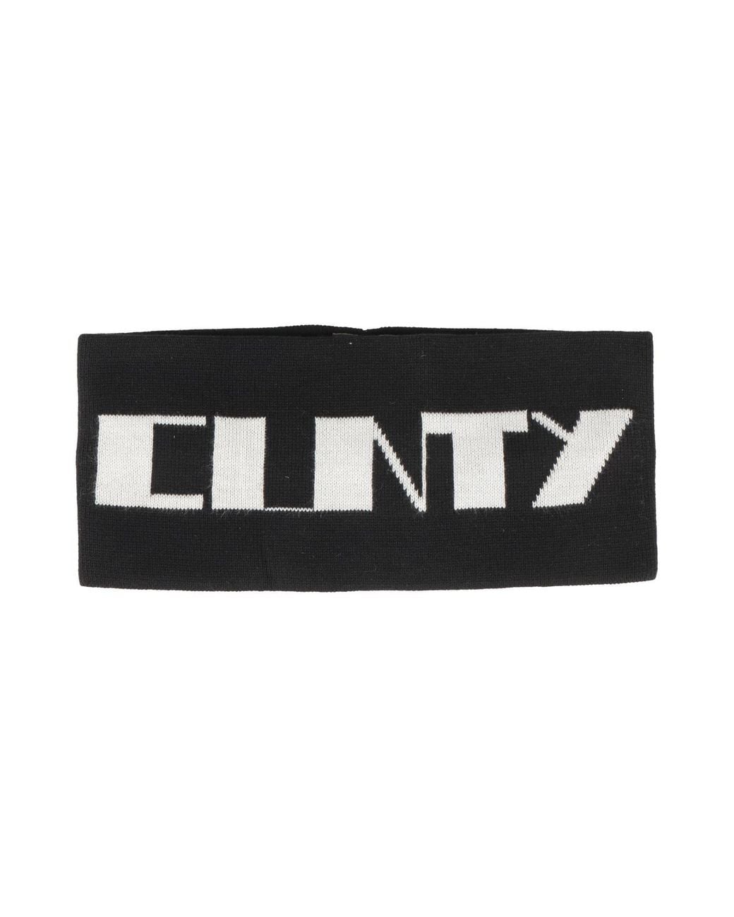 Rick Owens Black Hair Accessory Cotton