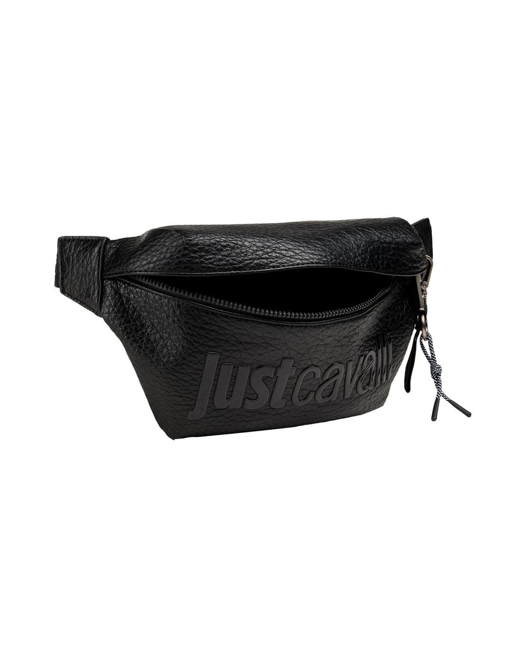 Just Cavalli Black Belt Bag for men