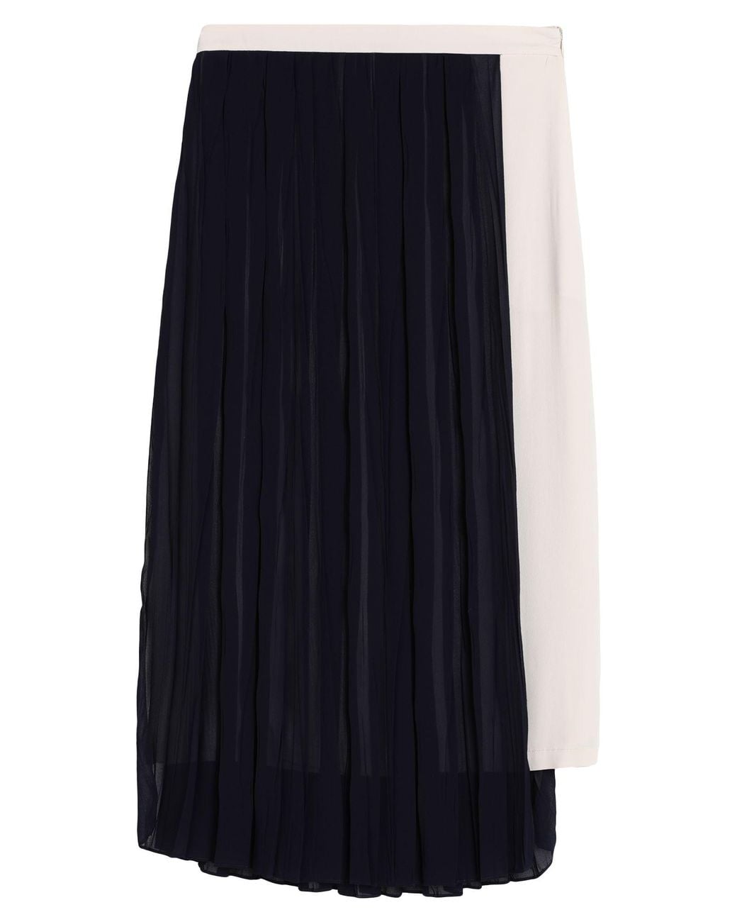 Semicouture Blue Midi Skirt