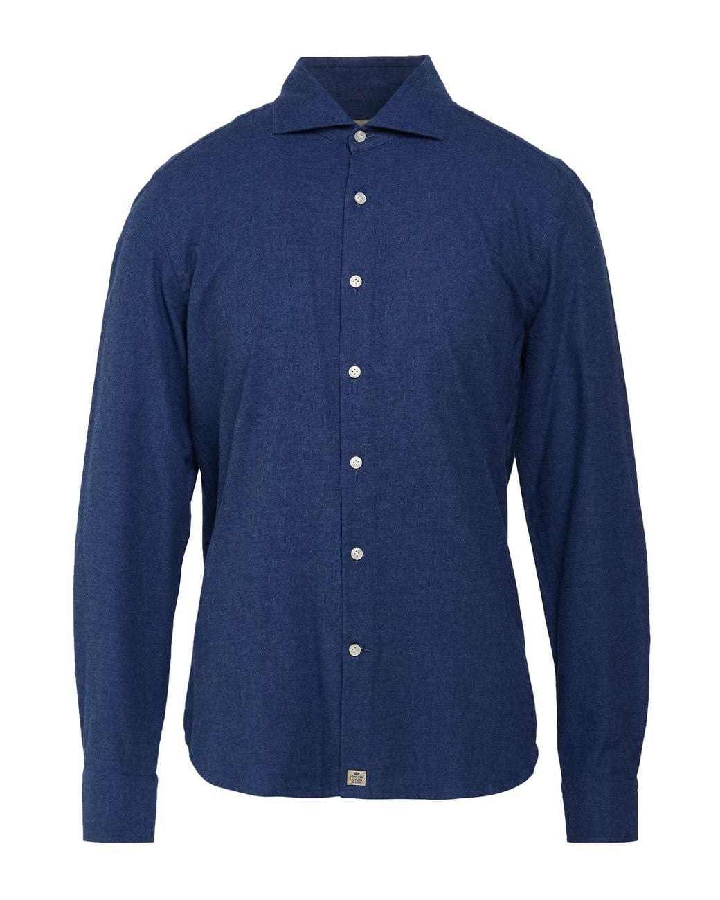 Sonrisa Blue Shirt Lyocell, Cotton for men