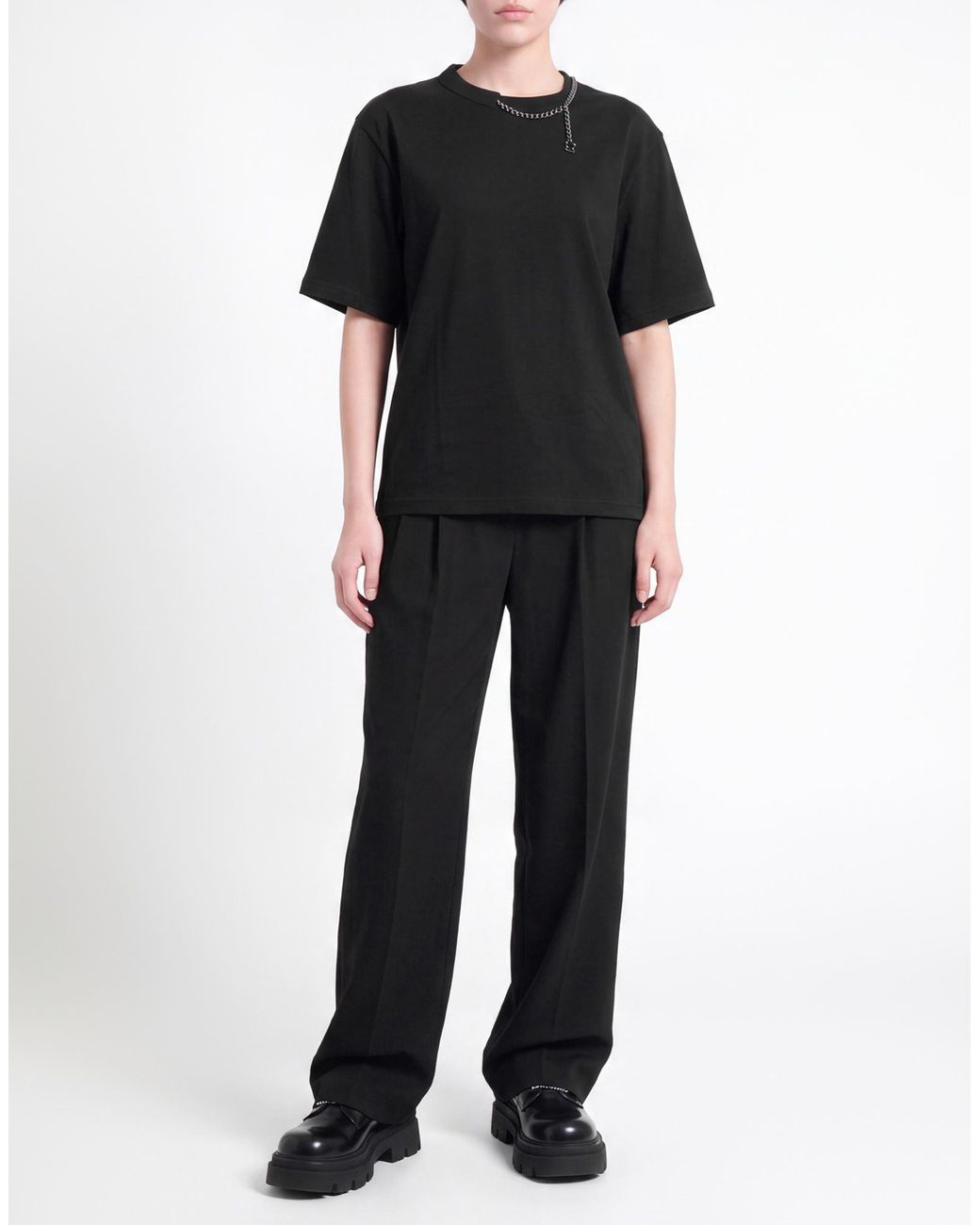 Sportmax Black T-Shirt Cotton