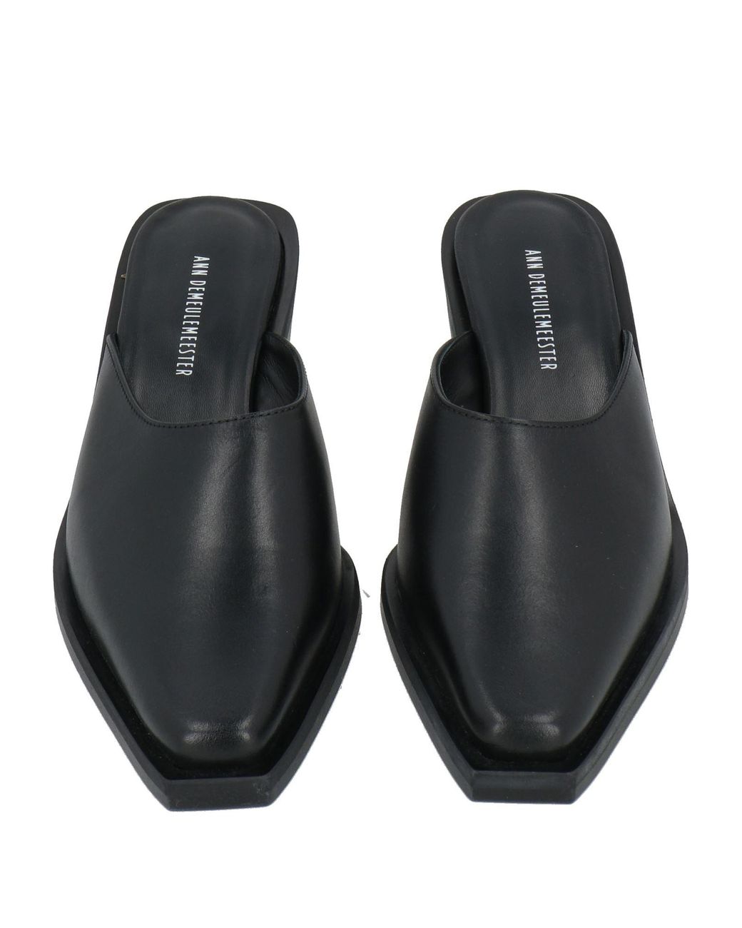 ANN DEMEULEMEESTER サンダル 39 Ann Demeulemeester Mules & Clogs Leather in Black | Lyst