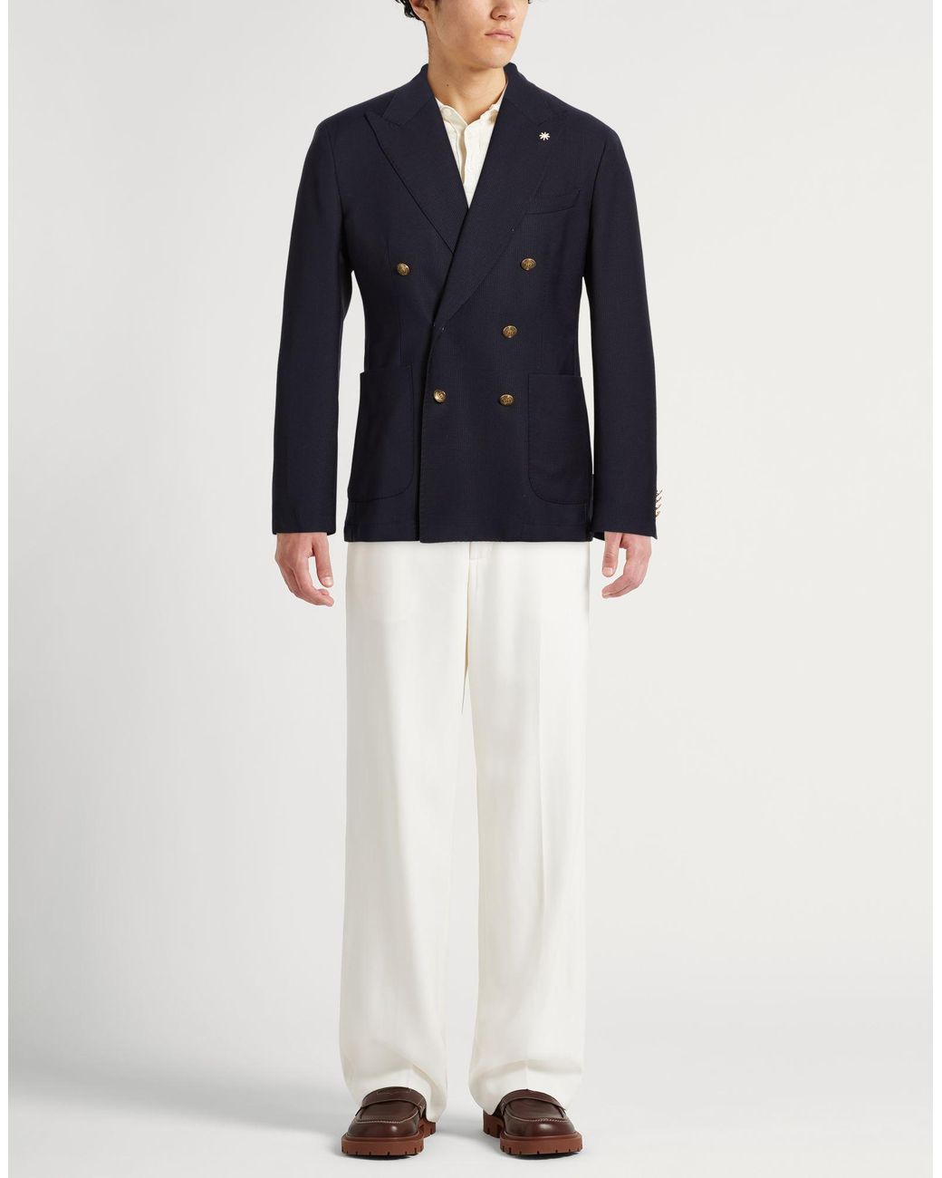 Manuel Ritz Blue Blazers for men
