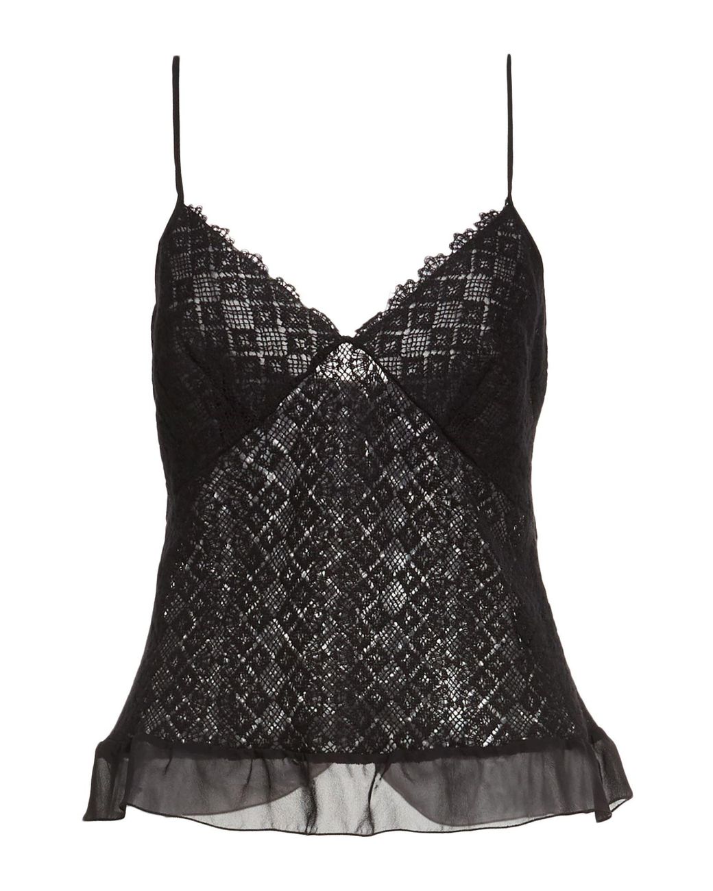 Kristina Ti Black Top Acetate, Wool, Polyester