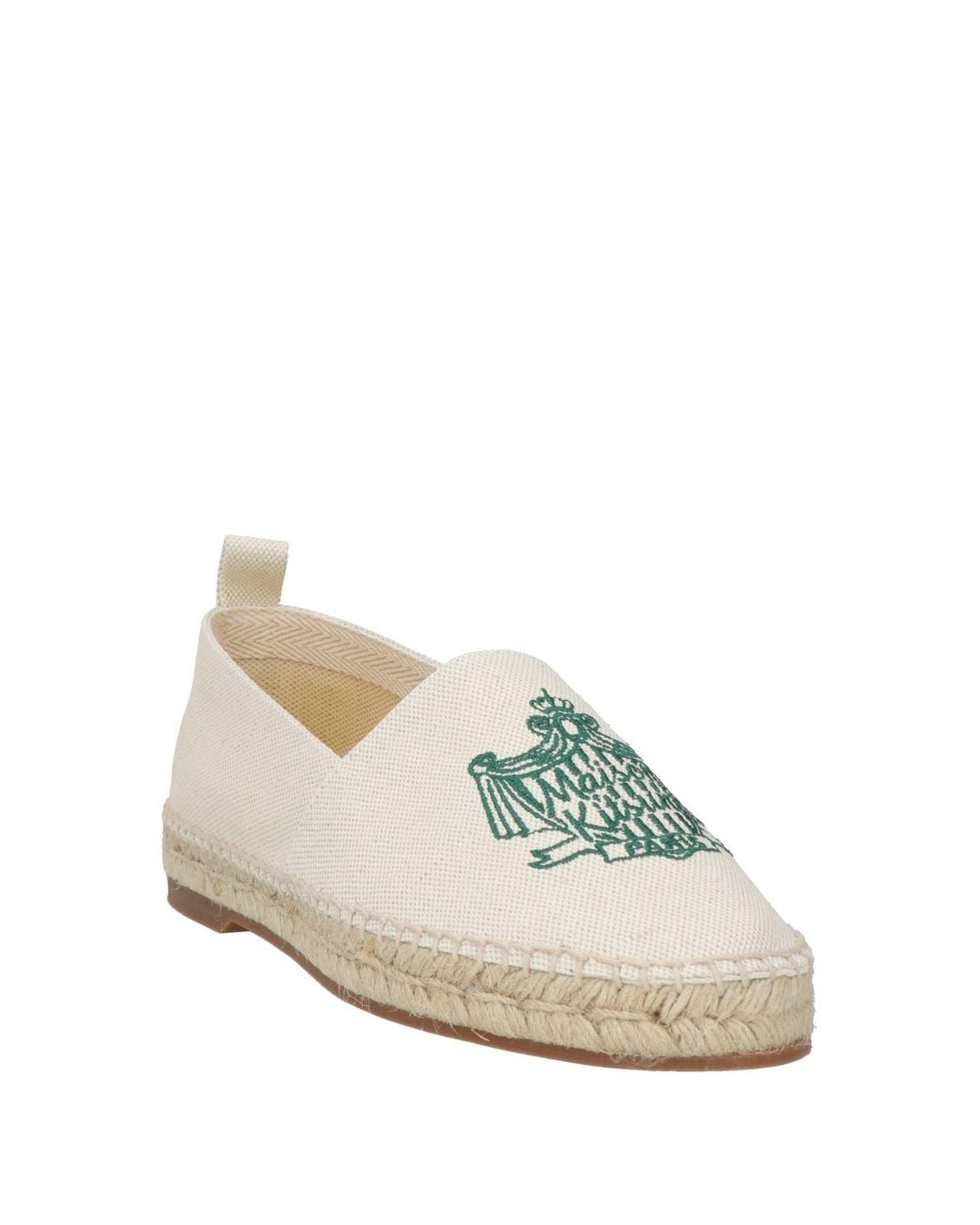 Maison Kitsuné White Espadrilles for men
