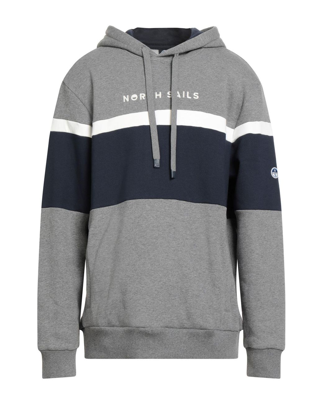 North Sails Gray Sweatshirt Cotton for men