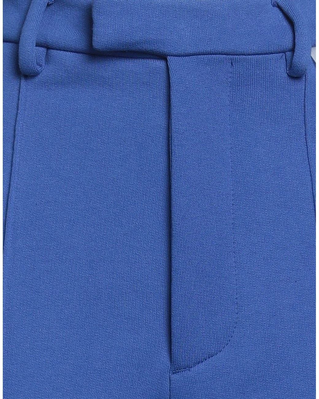 Vetements Blue Pants Cotton, Polyester