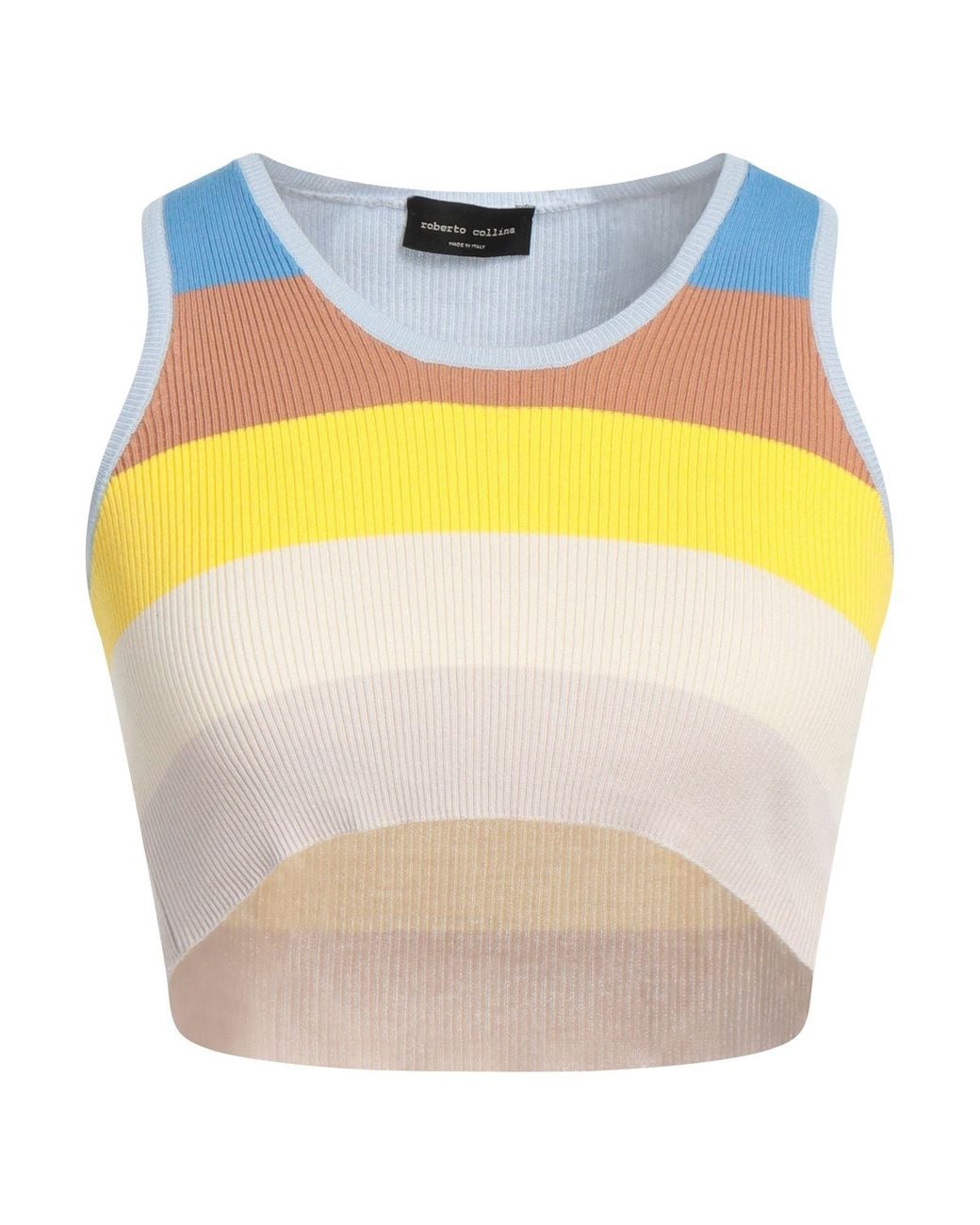 Roberto Collina Blue Top Cotton