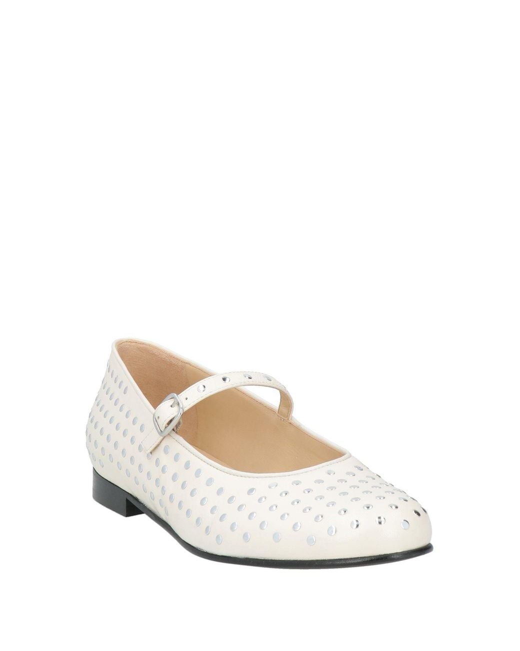 Alohas White Ballet Flats