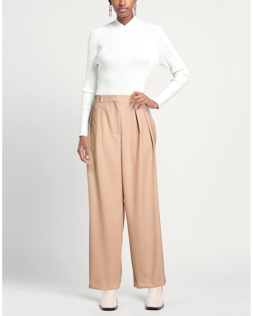 Frankie Shop Natural Trouser