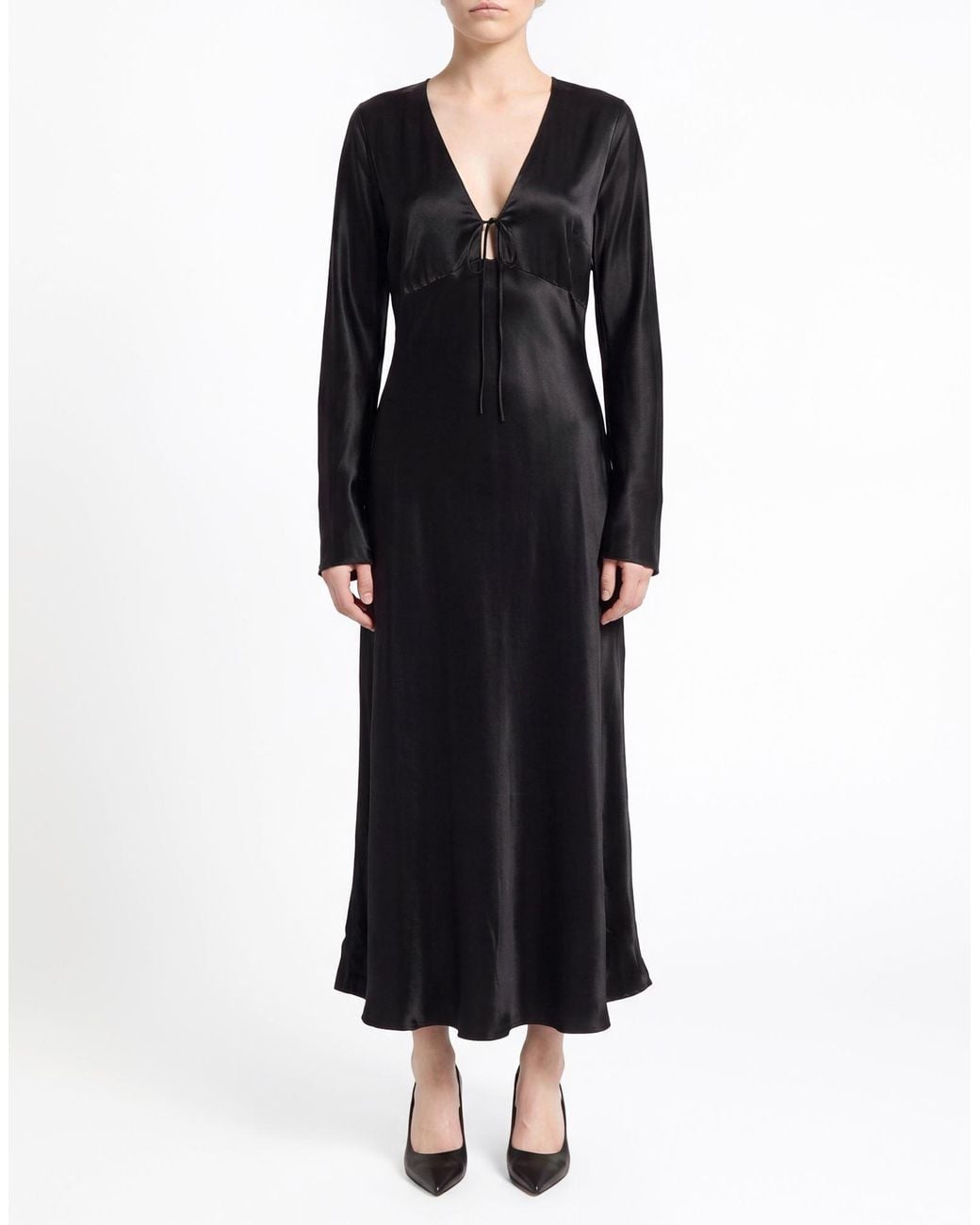 Rails Black Midi Dress