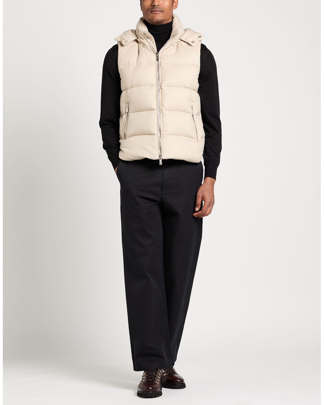 Chompa Sin Mangas Moorer de hombre de color Natural