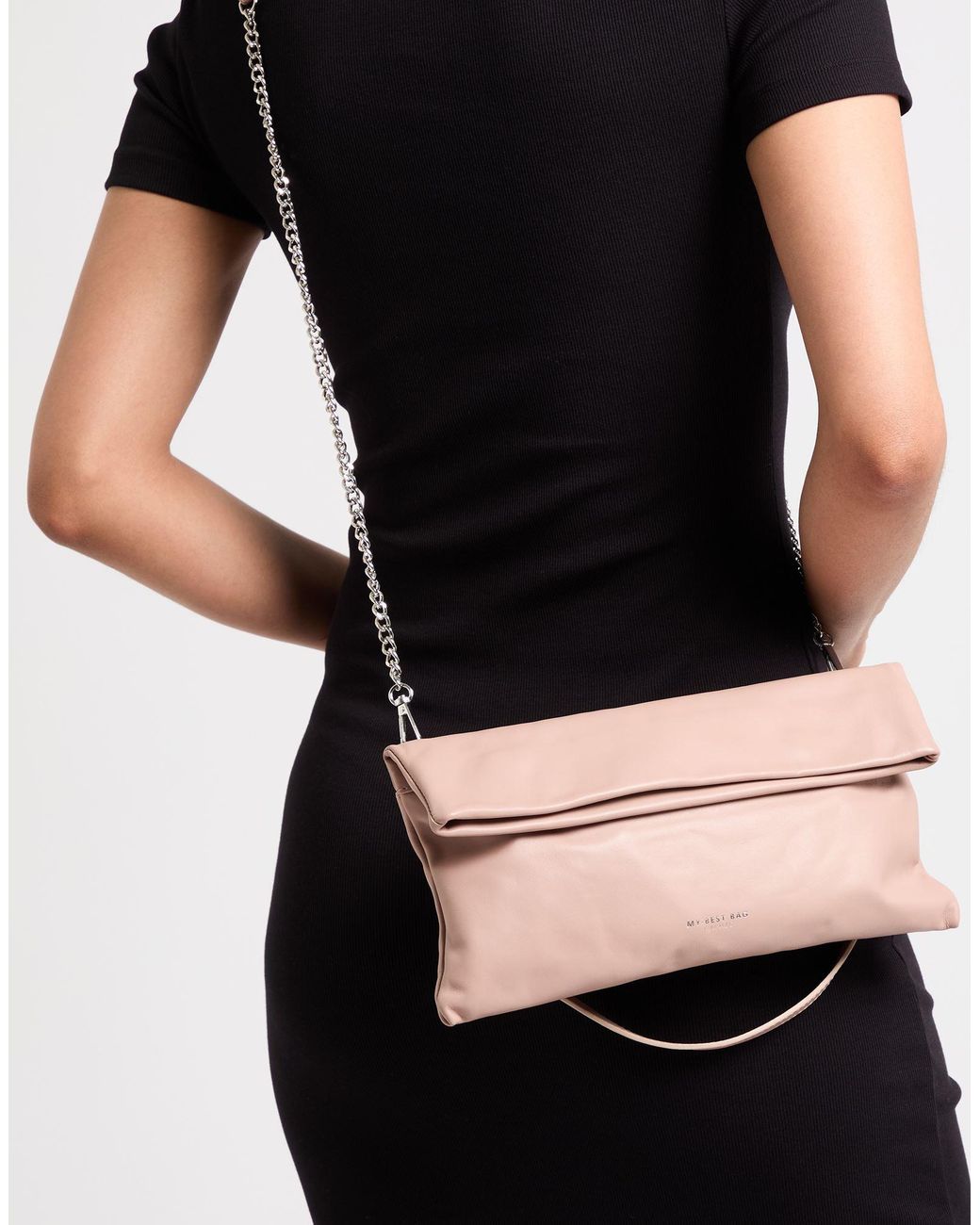 MY BEST BAG Pink Light Handbag Leather