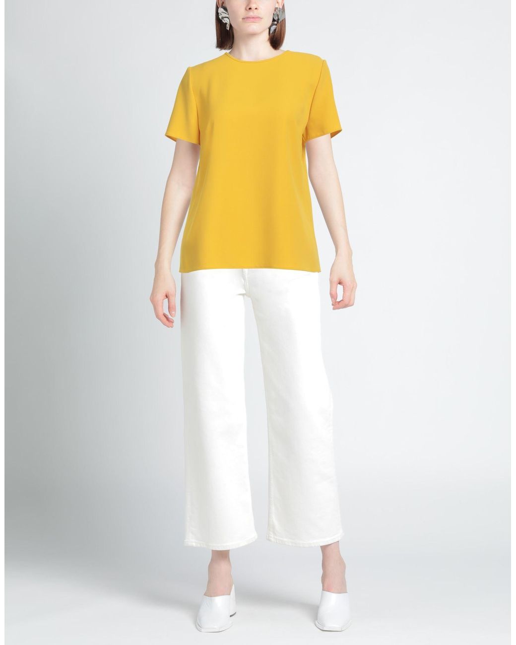 P.A.R.O.S.H. Yellow Top Polyester, Elastane