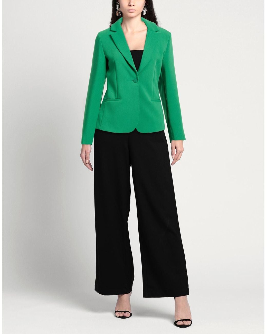 Niu Green Blazer Polyester, Viscose, Elastane
