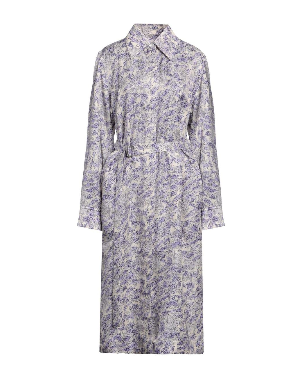 Jil Sander Gray Midi Dress