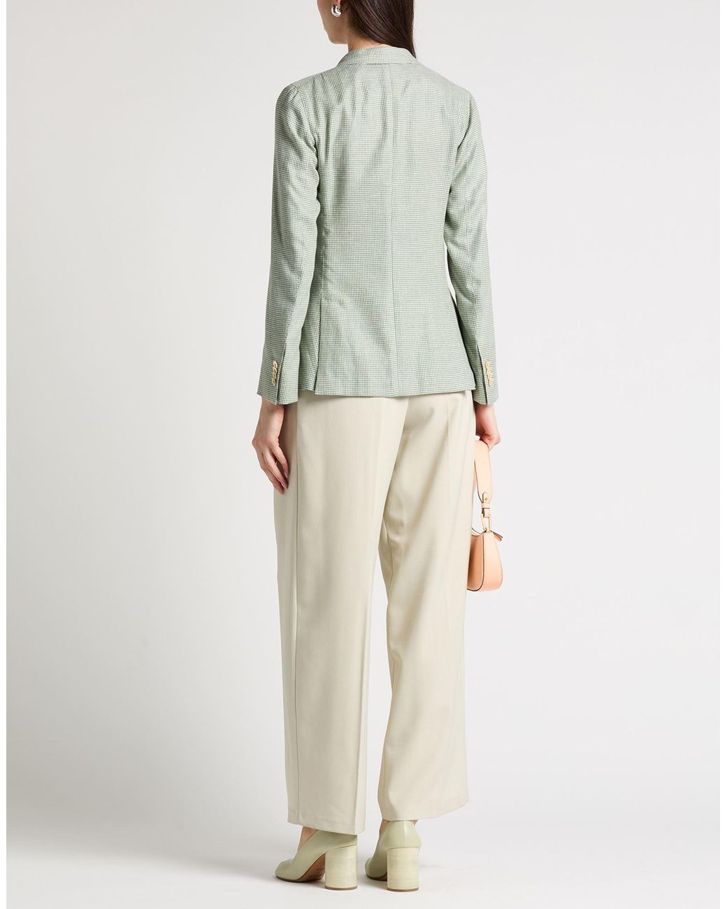 Boglioli Gray Blazer Lyocell, Linen