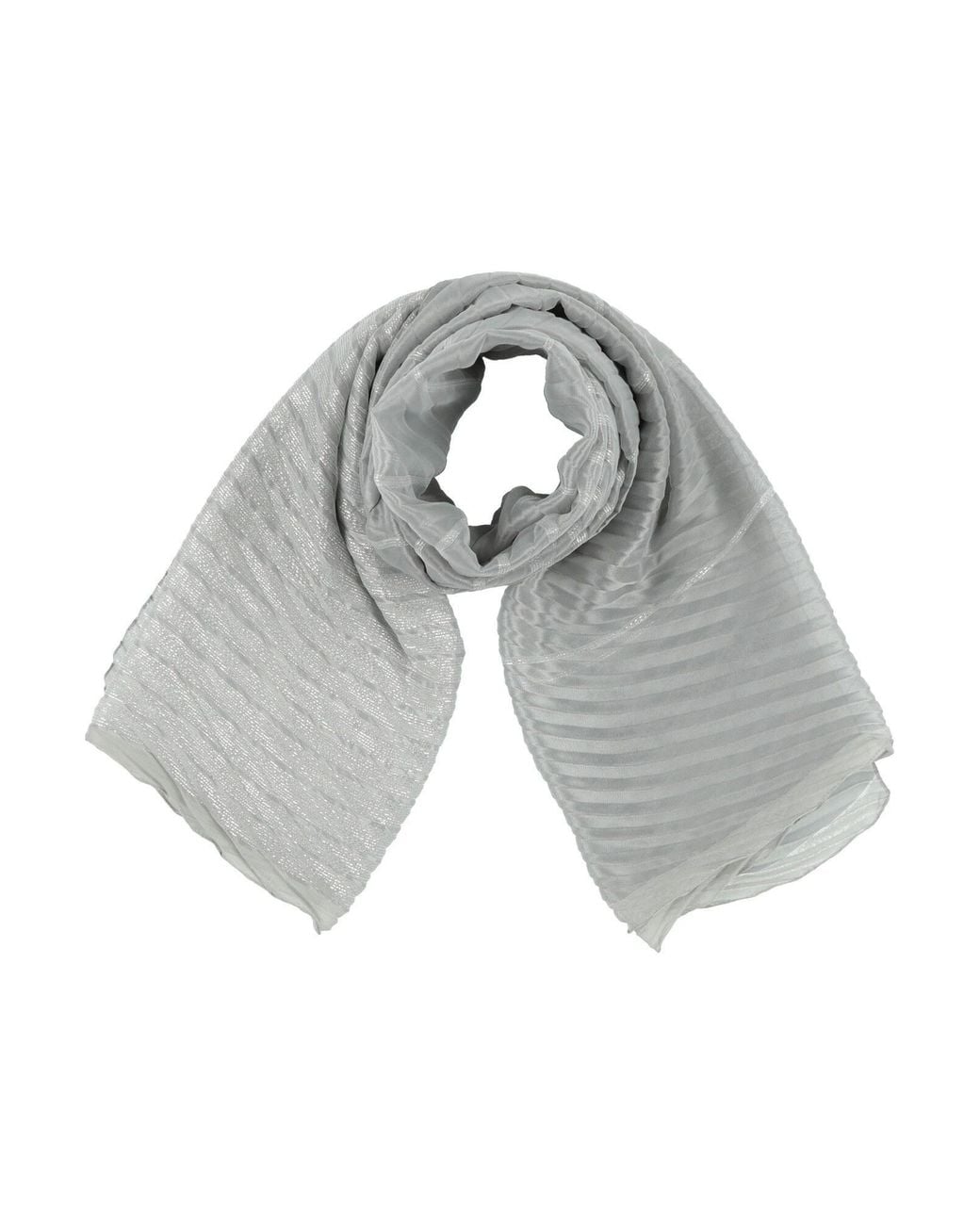 Emporio Armani Gray Scarves