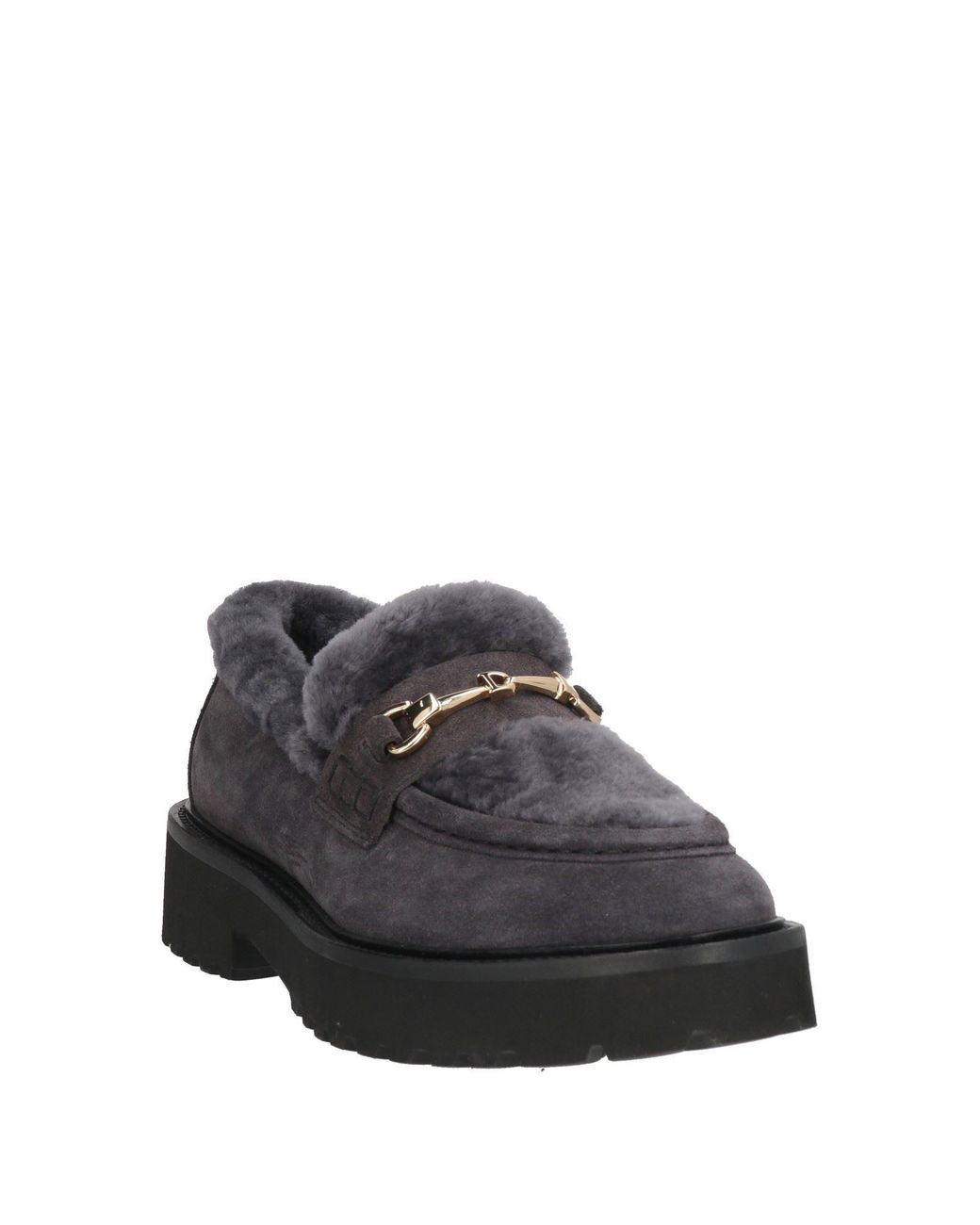 Doucal's Black Charcoal Loafers Calfskin
